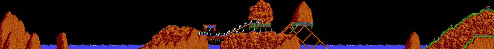 Overview: Lemmings, Amiga, Tricky, 28 - Lost something?